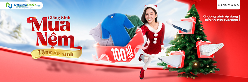 Giáng sinh mua nệm tặng áo xinh