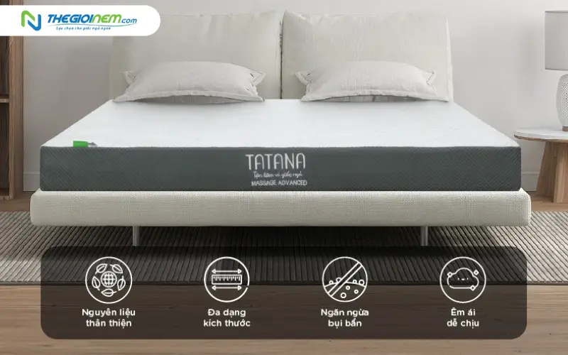 độ dày nệm foam phù hợp