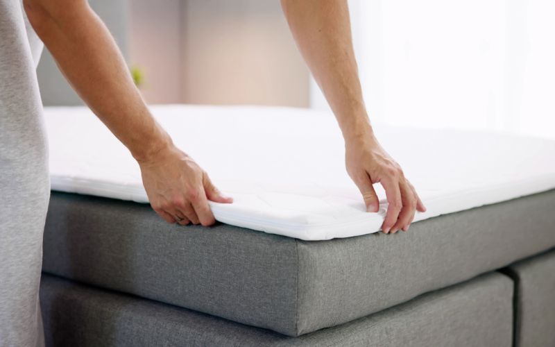 Nệm cao su 3cm không phù hợp cho người nặng cân