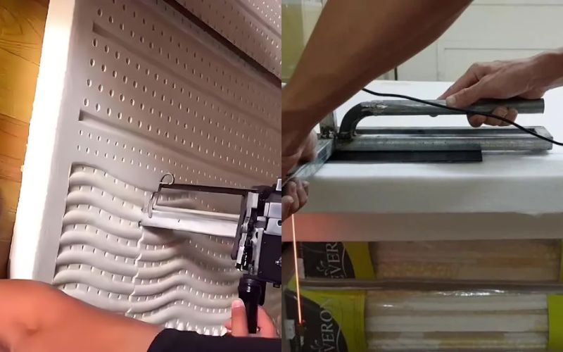 Hầu hết các loại nệm đều có thể cắt và đặt theo kích thước riêng