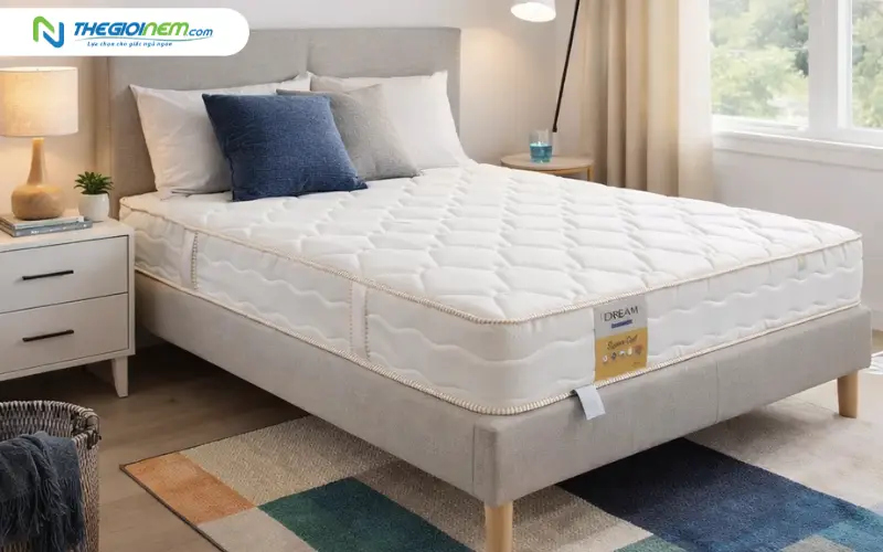 nệm lò xo cao trung bình