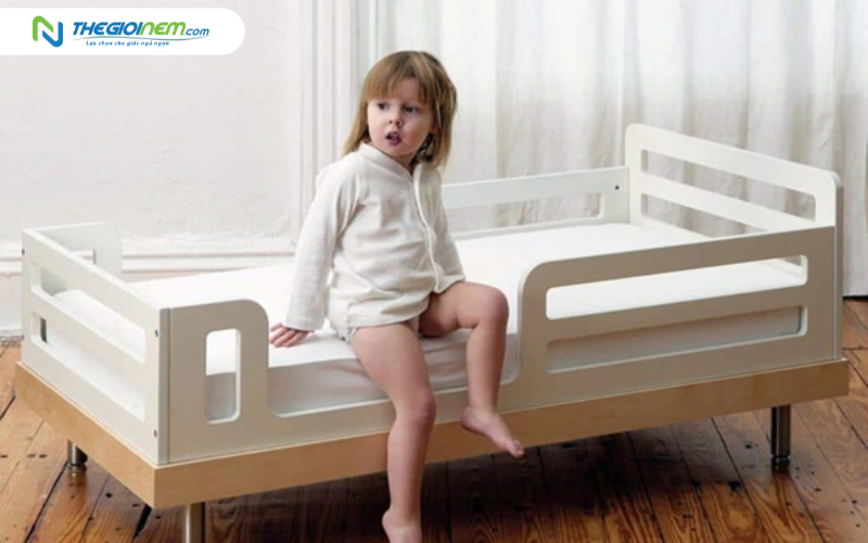 kích thước nệm cho trẻ từ một đến ba tuổi