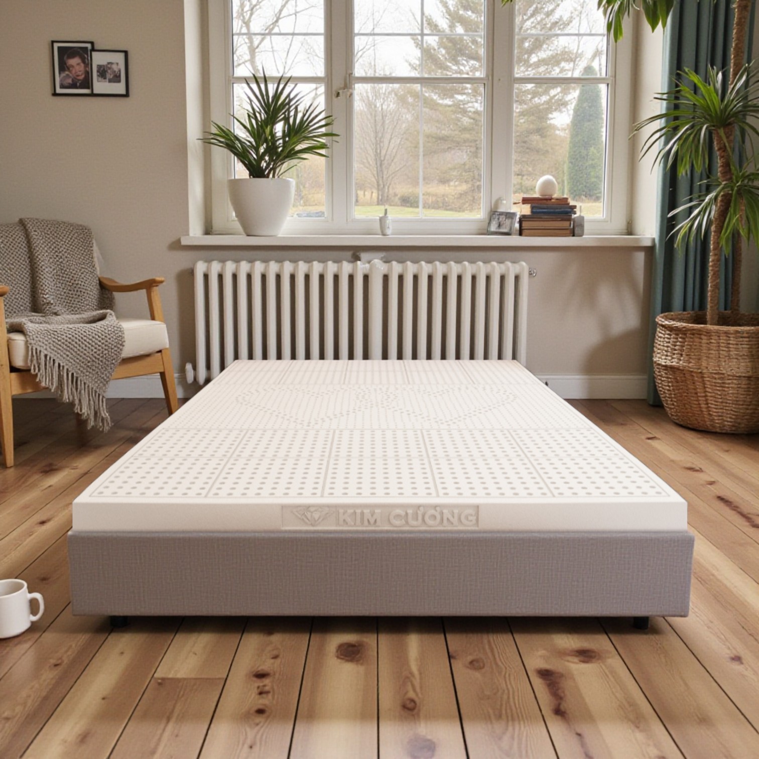 Nệm cao su Kim Cương 3Zone