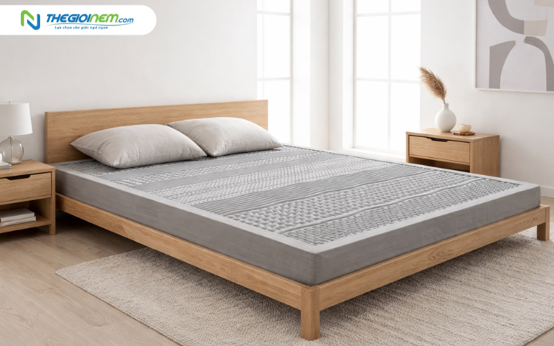 nệm cao su thiên nhiên kim cương viplux - 7zone massa