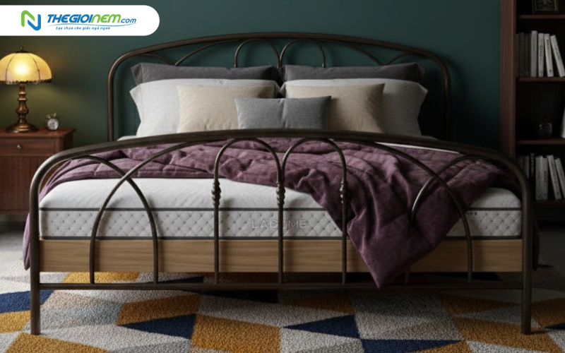 nệm cao su thiên nhiên Llên á ladome grey