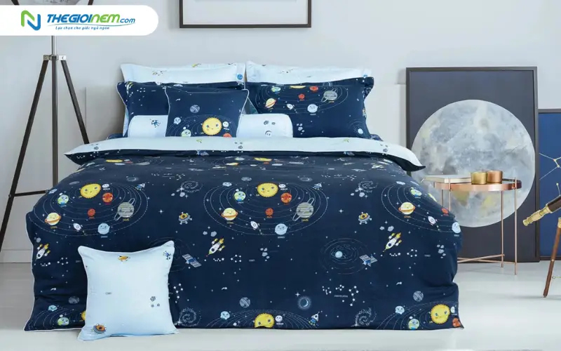 chăn ga gối tết cho gia đình trẻ