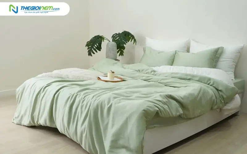 chất liệu ga gối phù hợp thời tiết