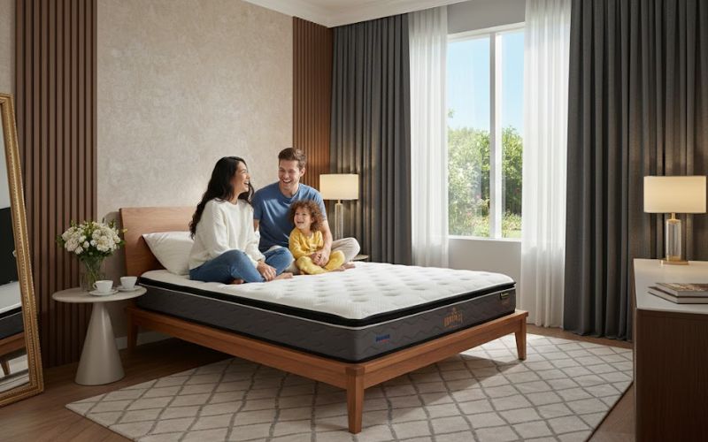 Nệm lò xo là sản phẩm hỗ trợ giấc ngủ được nhiều người tin dùng