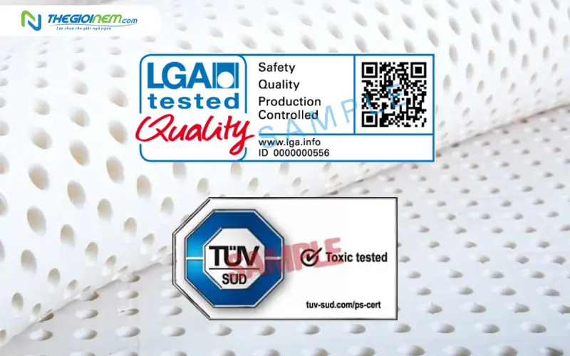 các loại chứng nhận tuv phổ biển trong ngành nệm