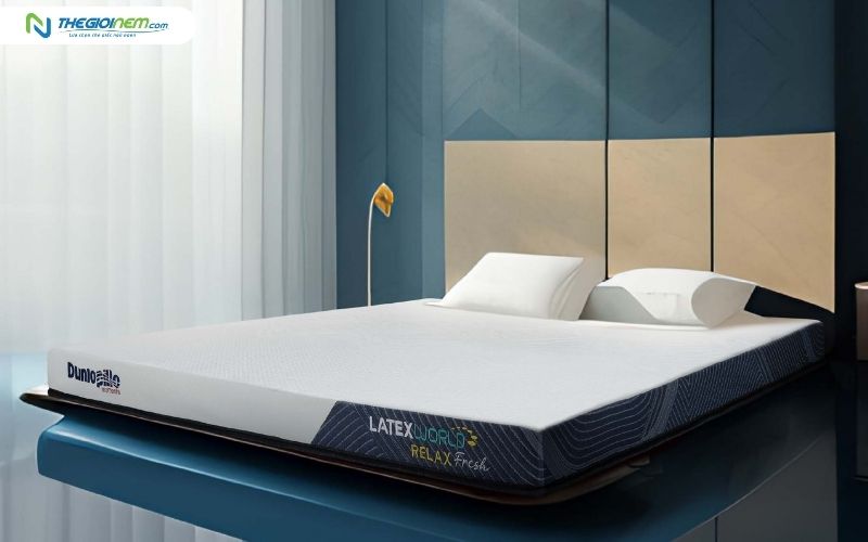 Nệm cao su Dunlopillo Latex World Relax Fresh