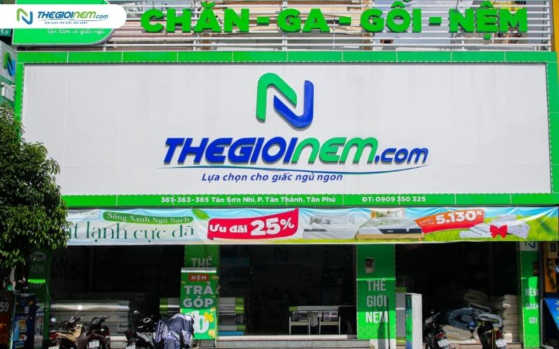 Thế Giới Nệm - Hệ thống chăn ga gối nệm uy tín hàng đầu tại Việt Nam