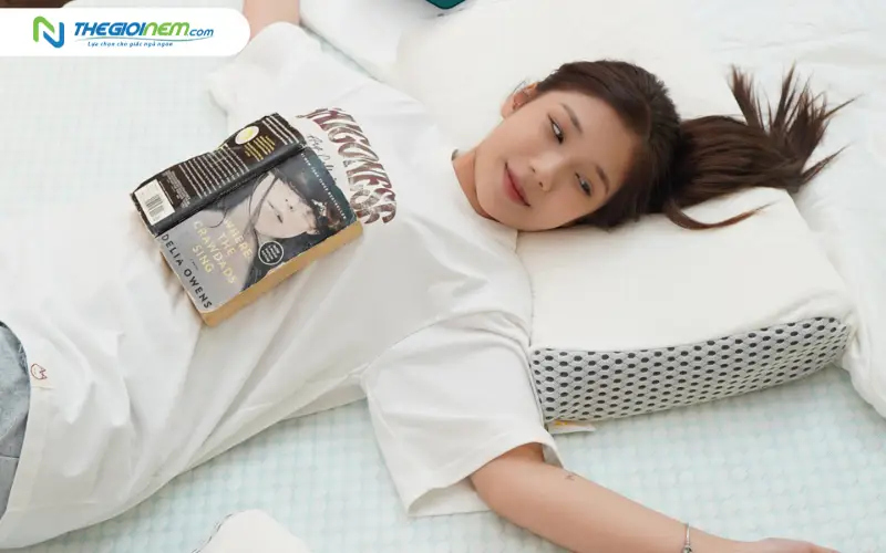 cách phân biệt gối cao su thật giả