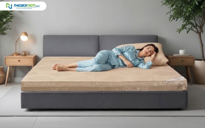 Với độ cứng lý tưởng, nệm bông ép Everon nâng đỡ cơ thể hoàn hảo