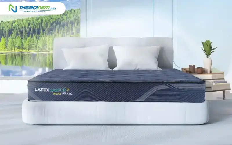 Nệm cao su Dunlopillo Latex World Eco Fresh