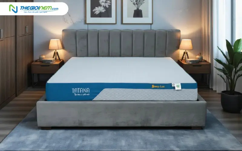 Nệm foam đa tầng cao su Sleep Lux TATANA