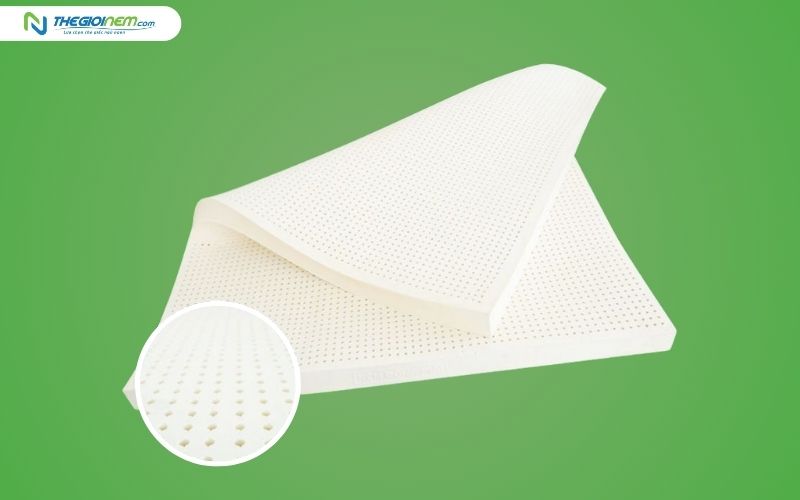 Nệm cao su thiên nhiên Deluxe 2 mặt lỗ Đồng Phú