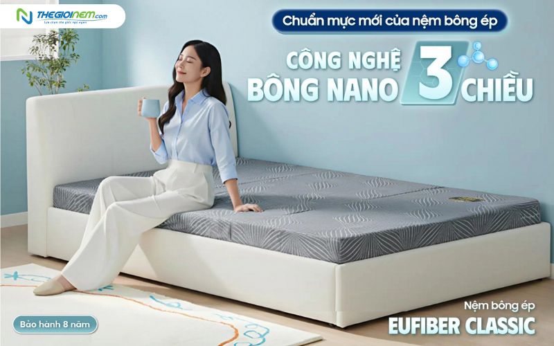 Nệm bông ép Kim Cương