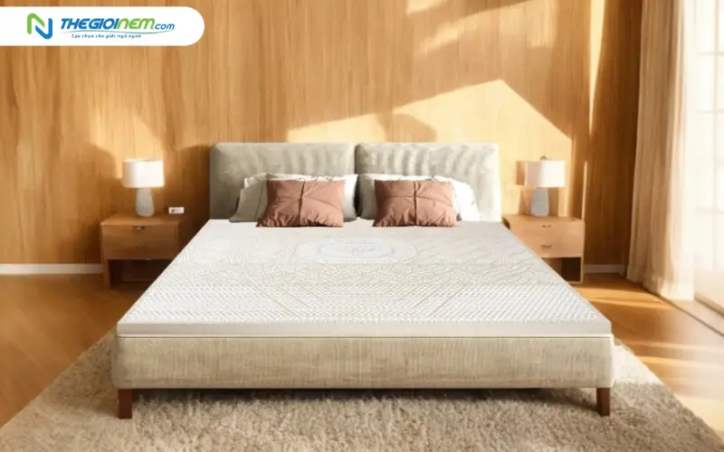 Nệm cao su 5 Zone Aloe Lux