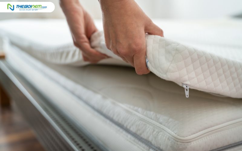 Nệm 5cm trải trên nệm cũ