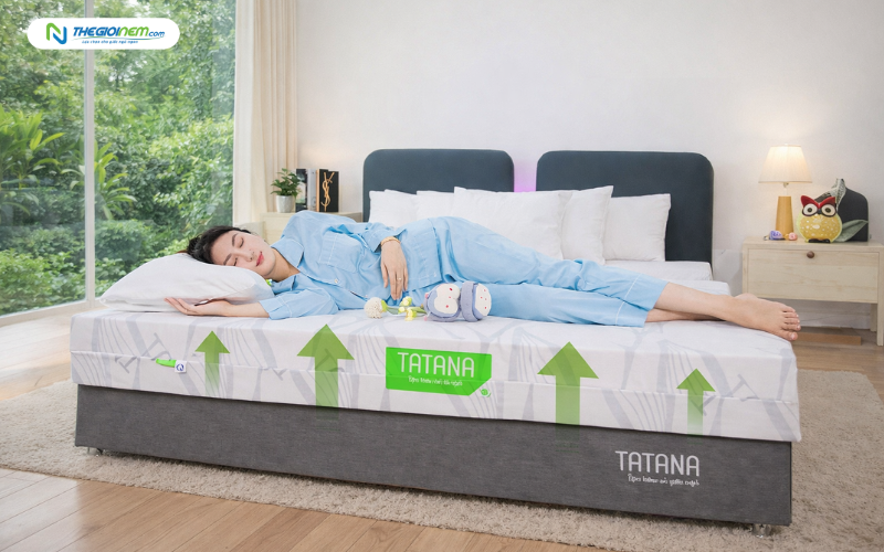 nệm cao su nâng đỡ cột sống