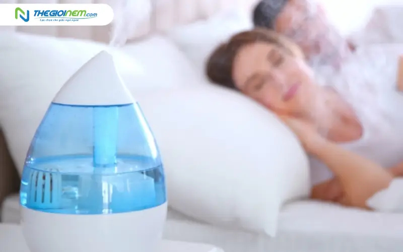 Sử dụng máy bù ẩm hoặc máy lọc không khí