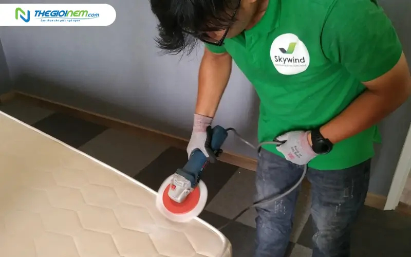 Dịch vụ giặt nệm Skywind