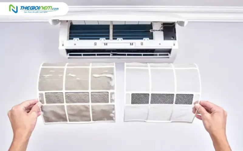 Vi khuẩn và nấm mốc trong lọc gió máy lạnh