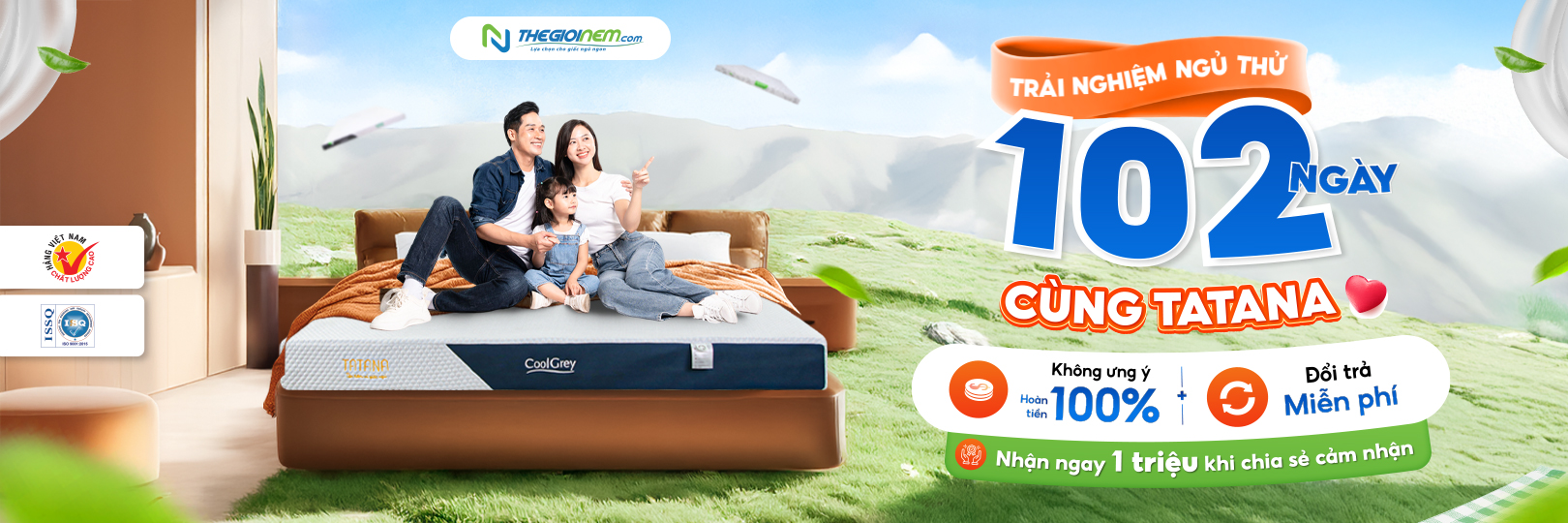 Đệm Cao Su TATANA