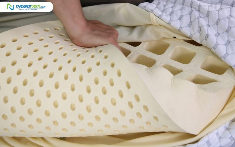 Nệm cao su thiên nhiên đàn hồi, bền bỉ