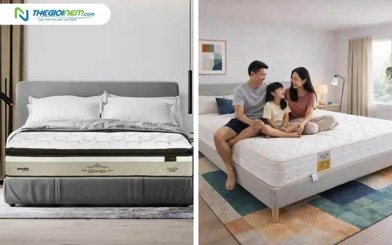 Giá nệm lò xo Dunlopillo