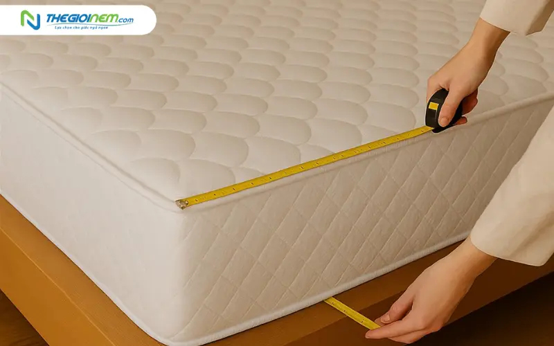 Tại sao việc chọn đúng kích thước nệm lại quan trọng