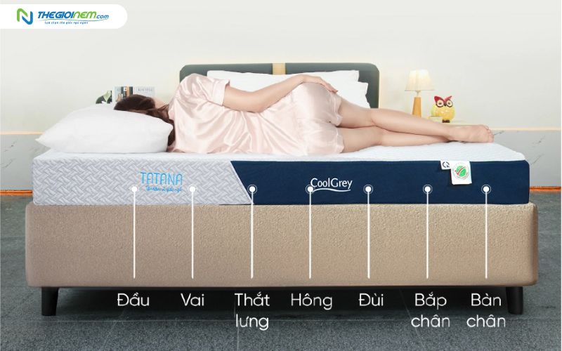 Chọn nệm phù hợp giúp nâng đỡ cơ thể, hỗ trợ giấc ngủ ngon