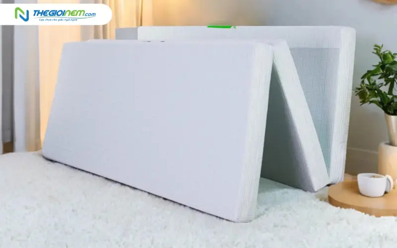 Nệm cao su nhân tạo mát lạnh gấp 3 TATANA