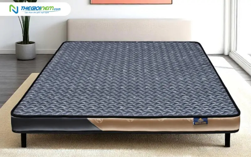 Nệm ép tổng hợp Kim Cương vải satin lụa