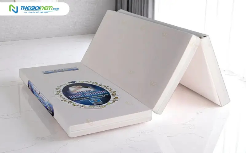 Nệm Kim Cương gấp 3 thông hơi cao cấp