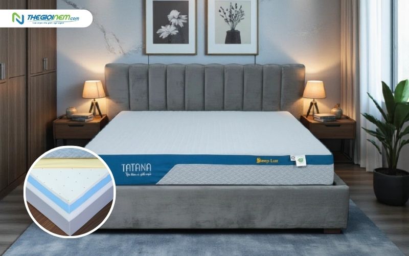 Nệm foam TATANA cấu trúc đa tầng