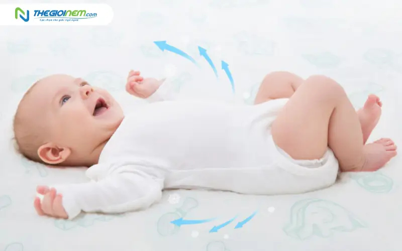 Ưu điểm của nệm lò xo đối với trẻ nhỏ