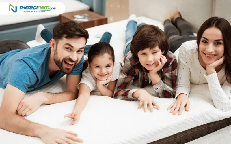 Không gian ngủ rộng rãi cho gia đình