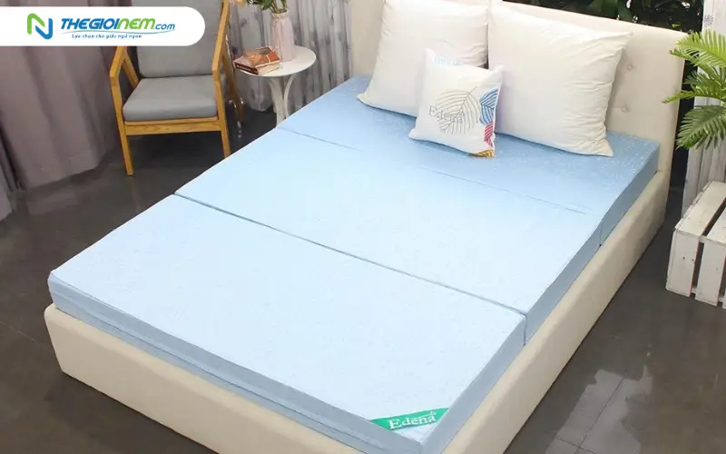 Nệm bông ép Edena gấp 3