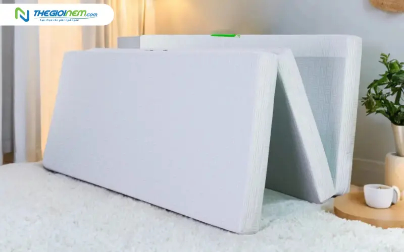 Nệm cao su nhân tạo mát lạnh gấp 3 TATANA