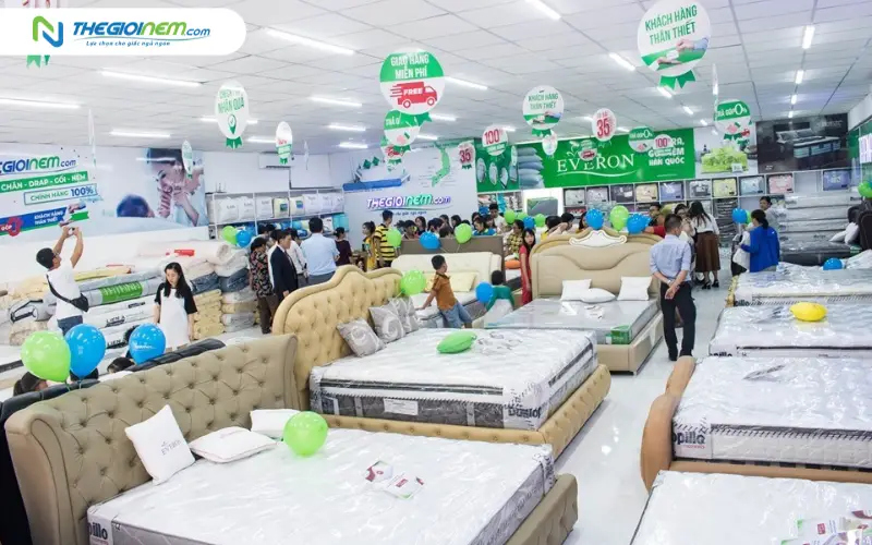 Mua nệm cao su non gấp 3 chính hãng, giá kho tại Thế Giới Nệm