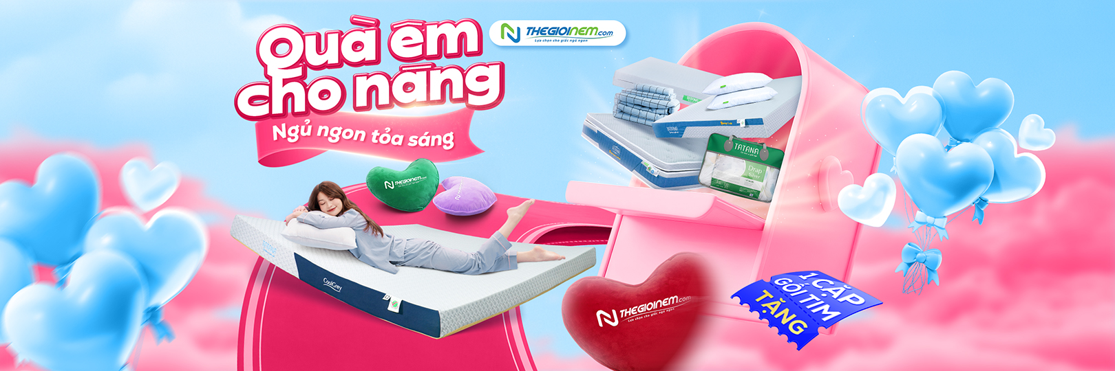 QUÀ ÊM CHO NÀNG, NGỦ NGON TỎA SÁNG