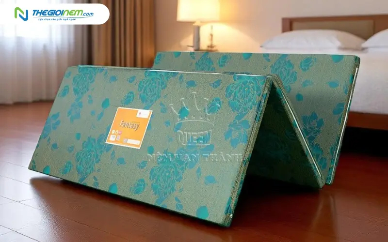 Nệm bông ép Vạn Thành vải Tricat