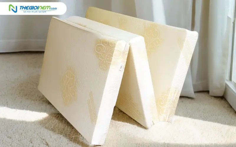 Nệm cao su thiên nhiên gấp Đồng Phú