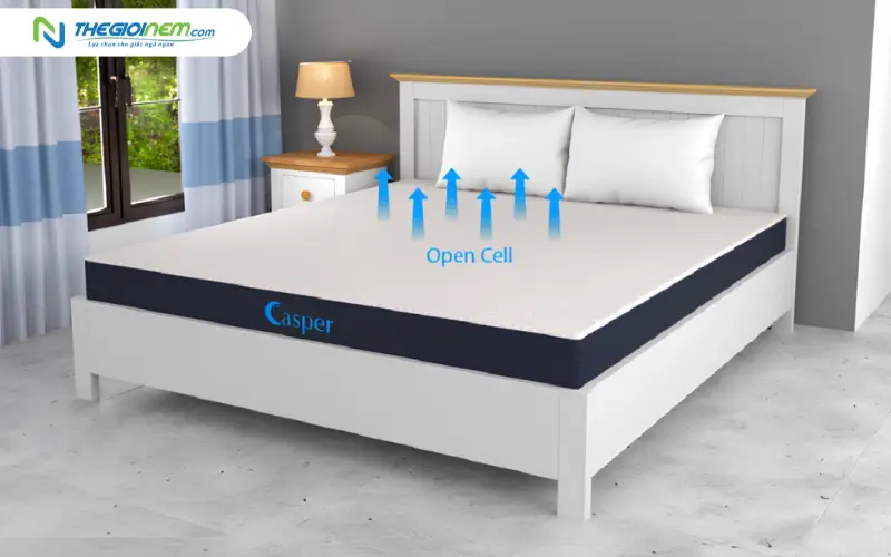 Nệm cao su nhân tạo Casper Ưu Việt