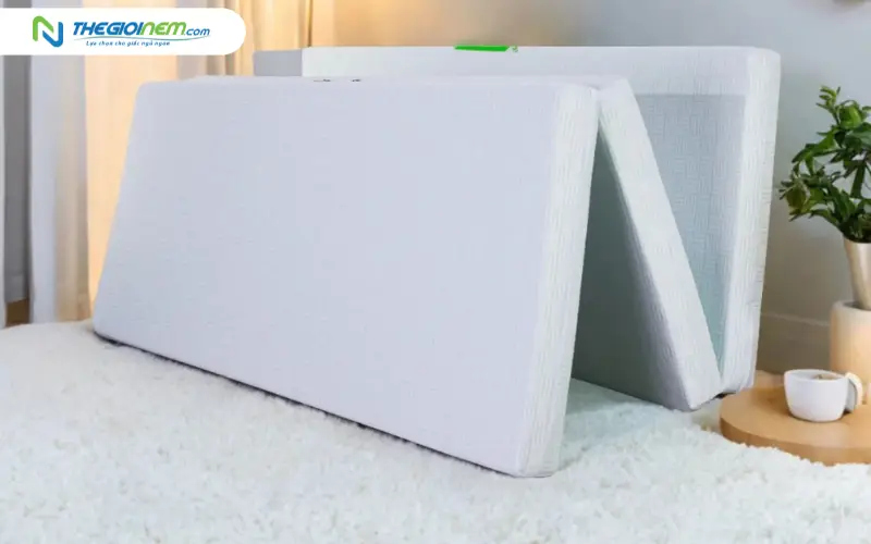 Nệm cao su nhân tạo mát lạnh TATANA gấp 3