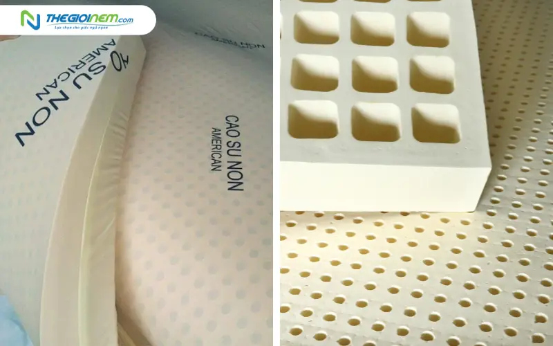 Hướng dẫn phân biệt nệm cao su non và nệm cao su thiên nhiên