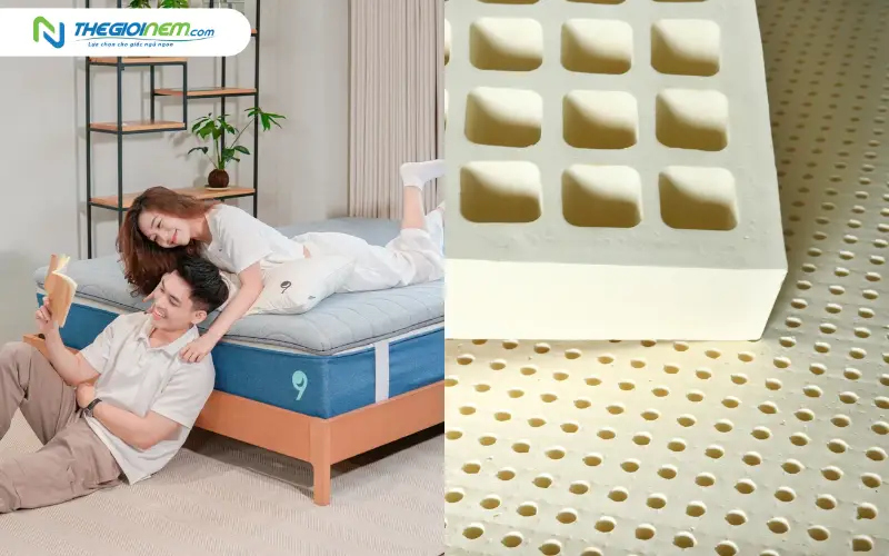 Ru9 vs Nệm cao su thiên nhiên