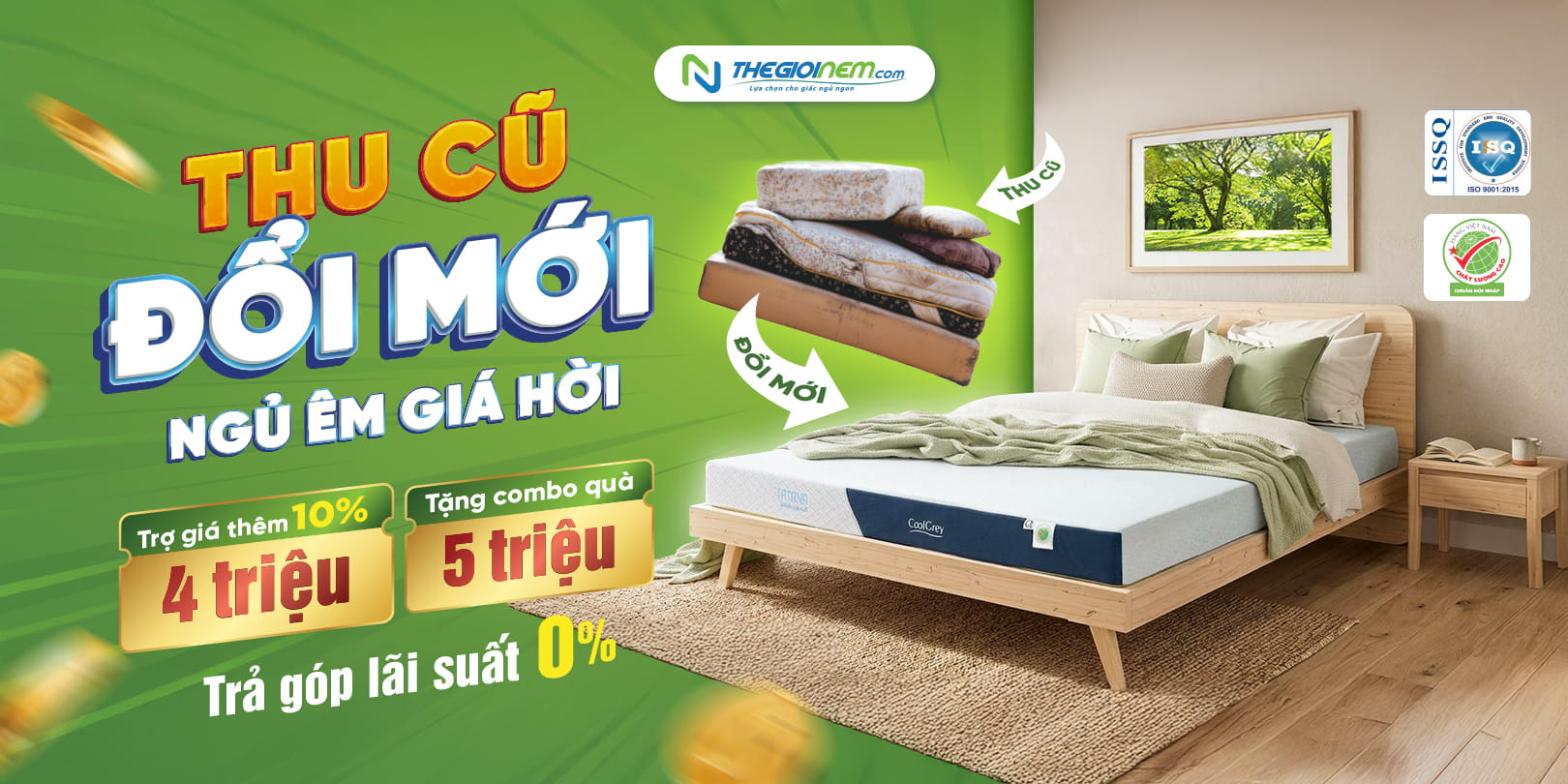 Thu nệm cũ đổi nệm mới (Tết)