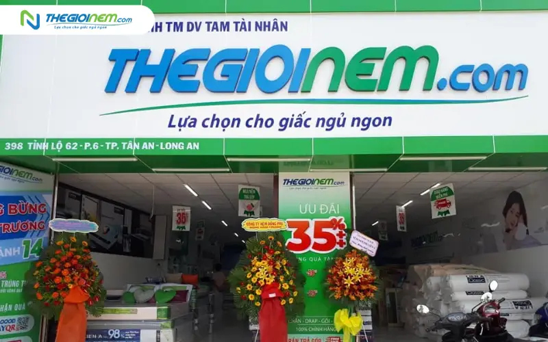 Cửa hàng bán nệm lò xo Liên Á tại Long An